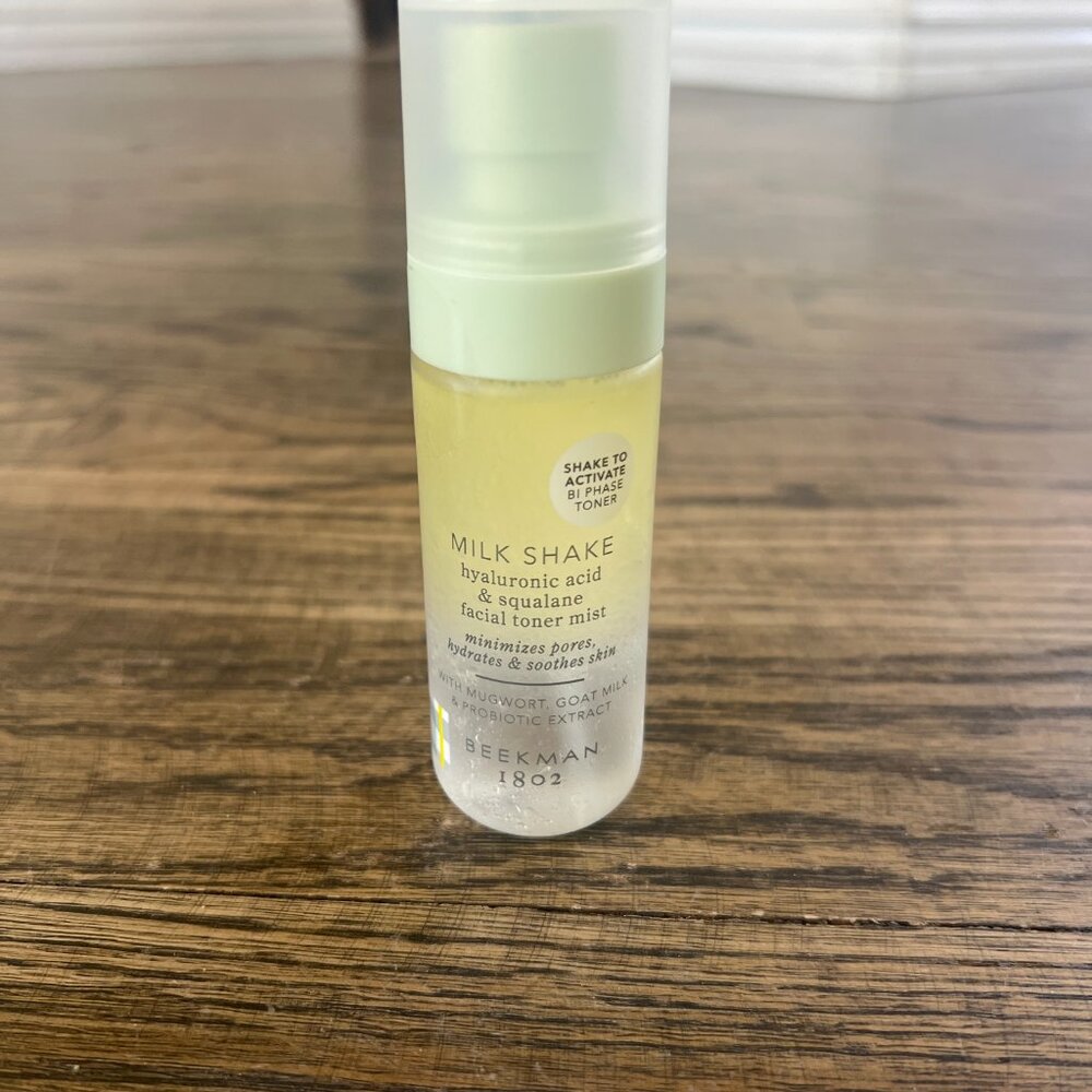MILK SHAKE BEEKMAN 1802  Hyaluronic Acid & Squalane Facial Toner Mist 2 floz NEW